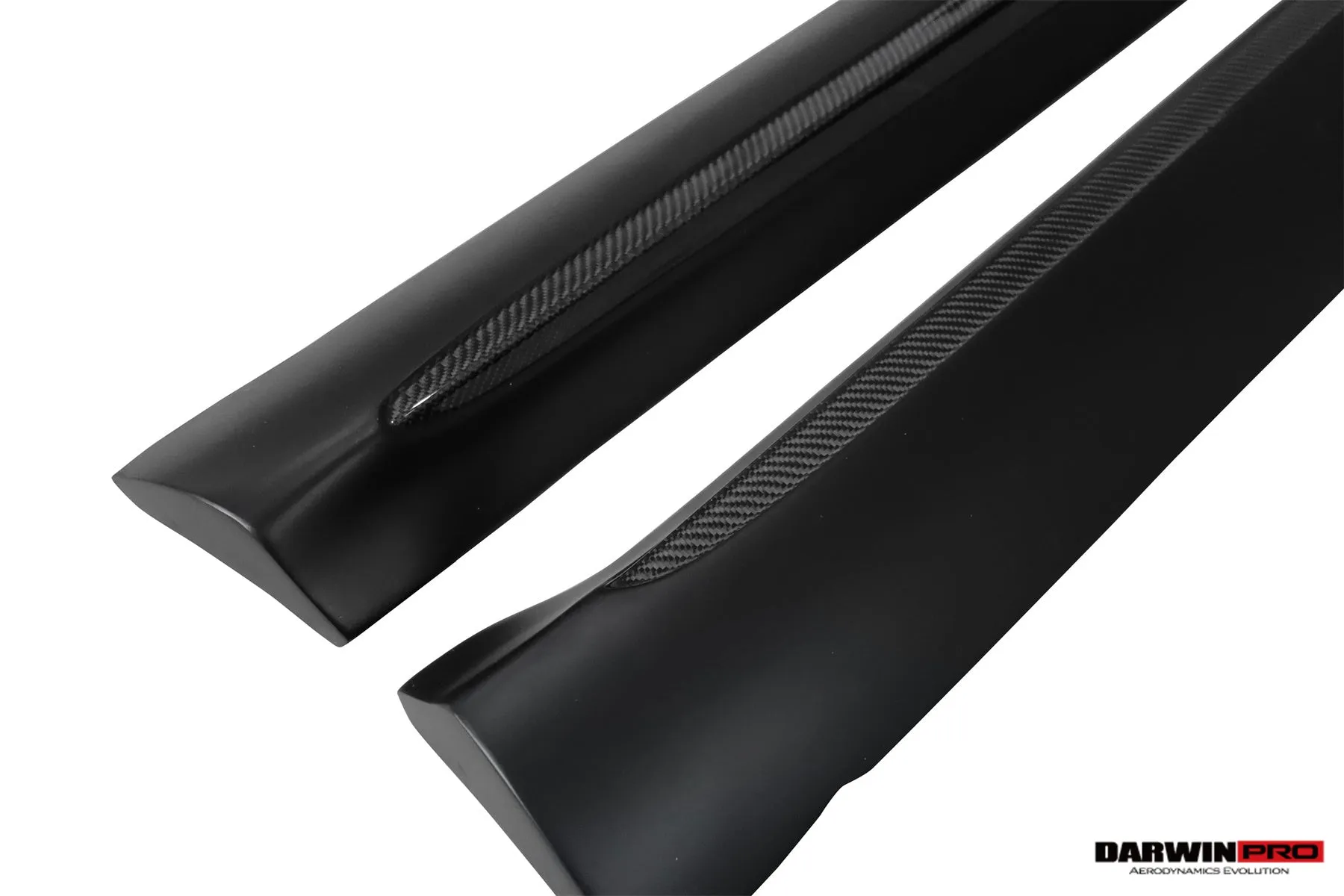 2016-2020 Smart Fortwo 453 BKSS Style Partial Carbon Fiber Side Skirts