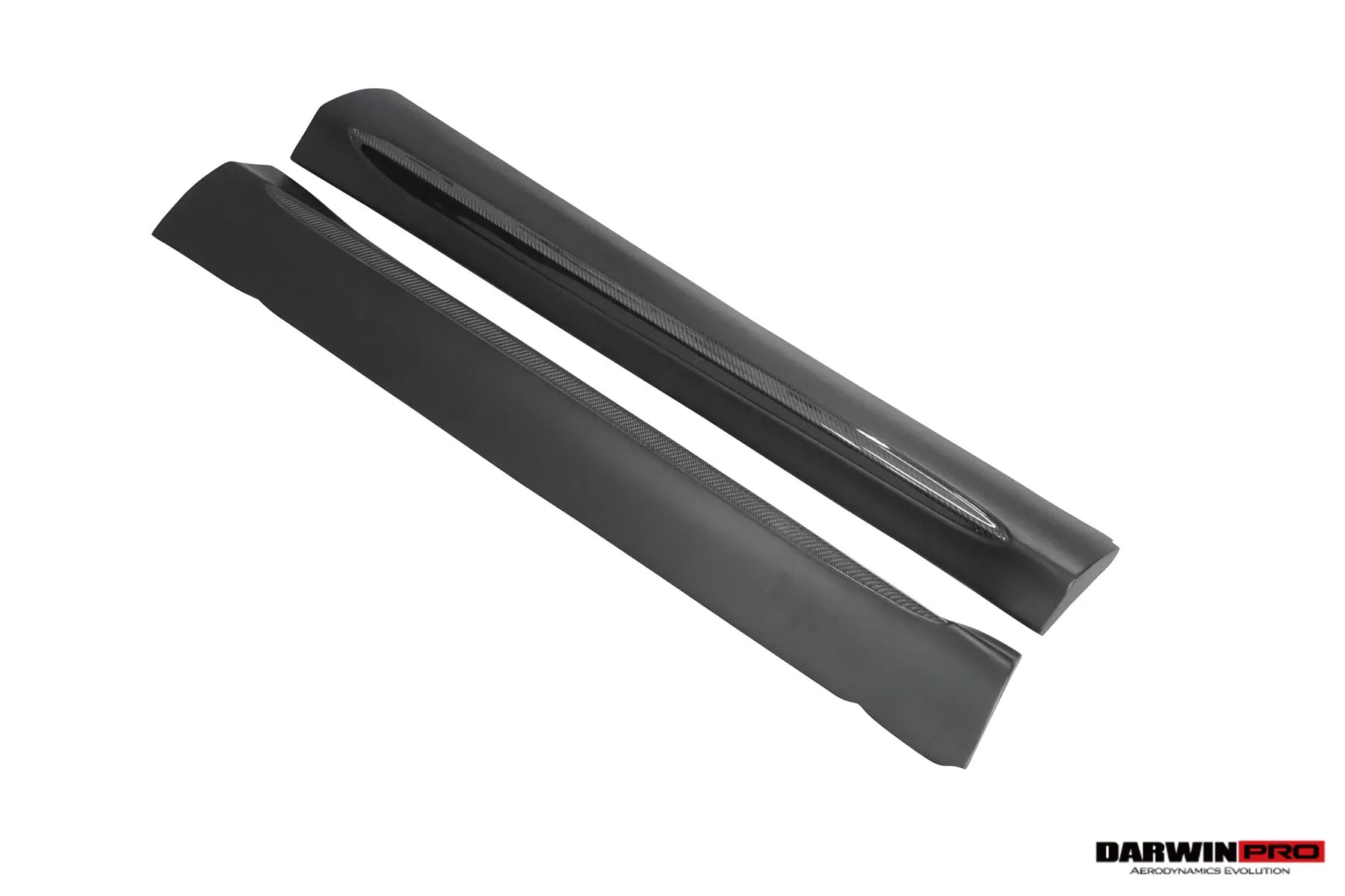 2016-2020 Smart Fortwo 453 BKSS Style Partial Carbon Fiber Side Skirts
