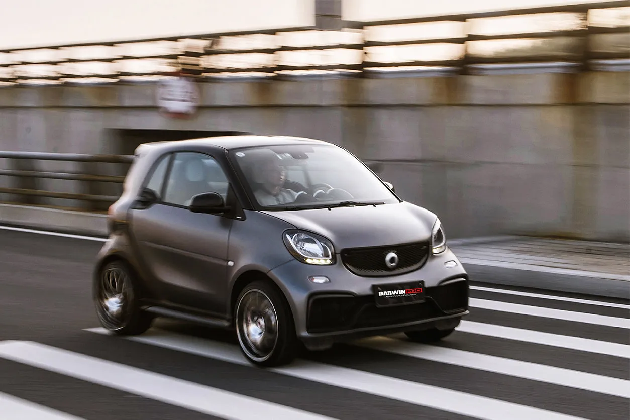 2016-2020 Smart Fortwo 453 BKSS Style Partial Carbon Fiber Side Skirts