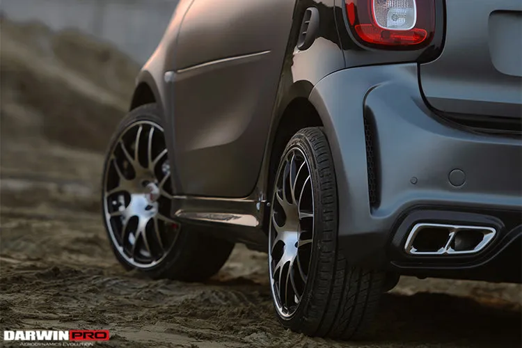 2016-2020 Smart Fortwo 453 BKSS Style Partial Carbon Fiber Side Skirts