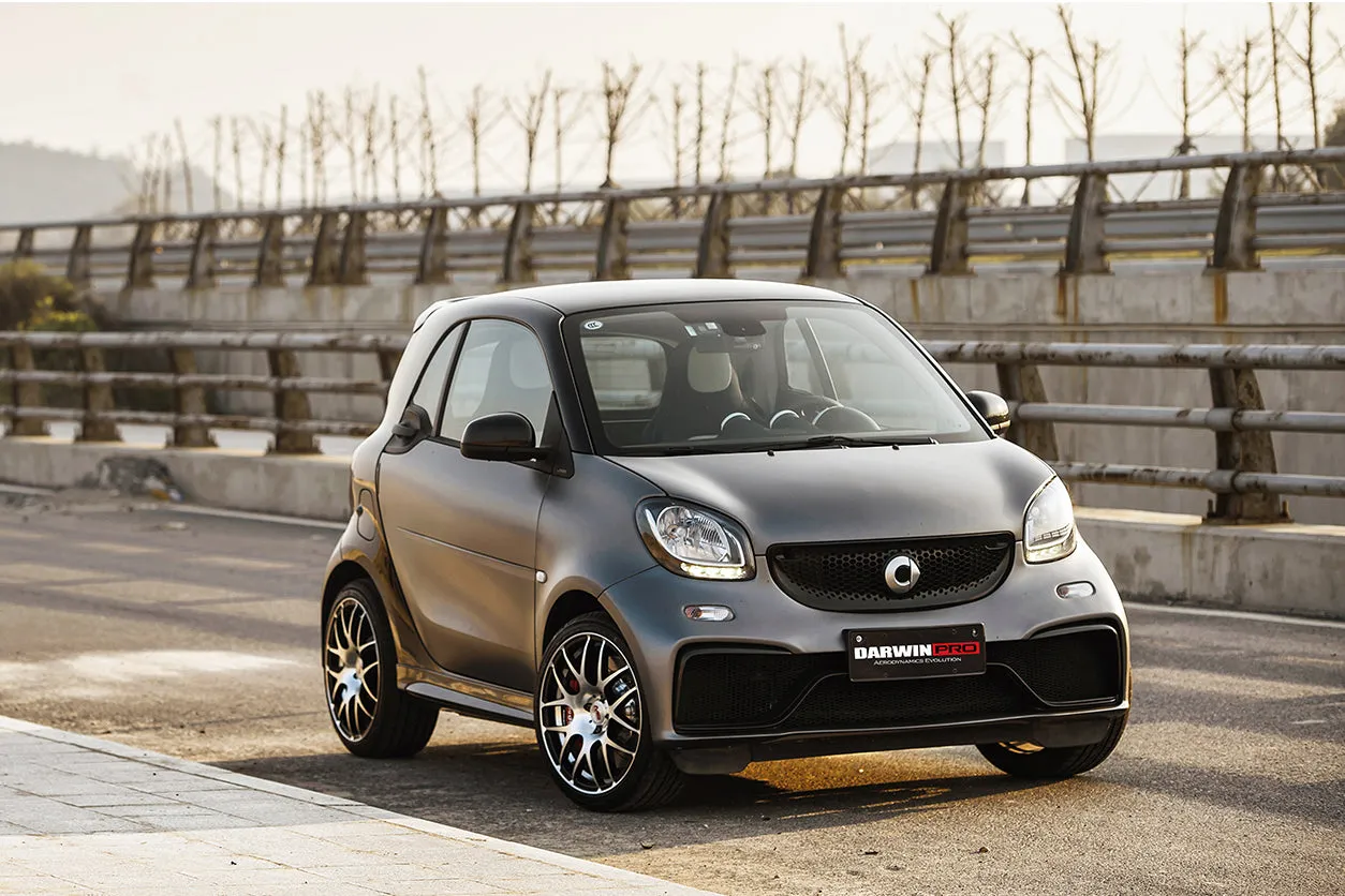 2016-2020 Smart Fortwo 453 BKSS Style Partial Carbon Fiber Side Skirts