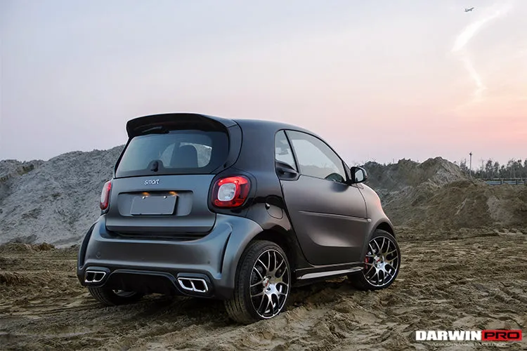 2016-2020 Smart Fortwo 453 BKSS Style Partial Carbon Fiber Side Skirts