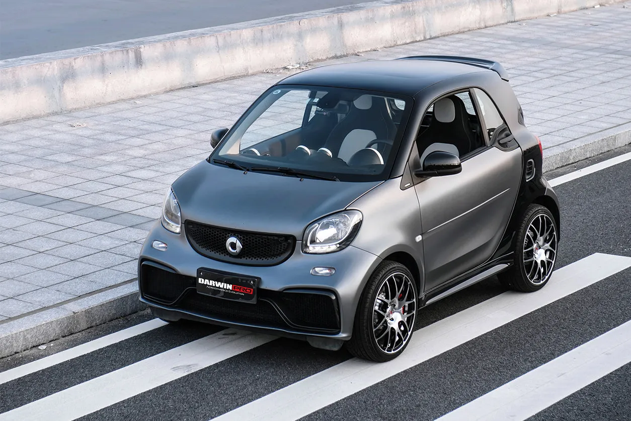 2016-2020 Smart Fortwo 453 BKSS Style Partial Carbon Fiber Side Skirts
