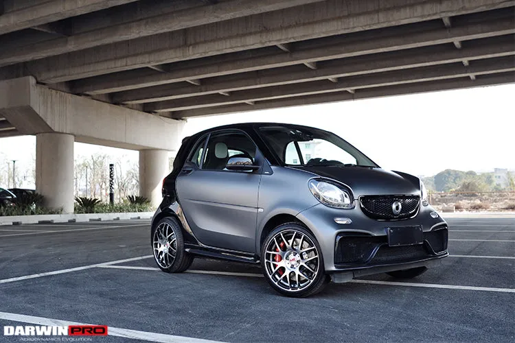 2016-2020 Smart Fortwo 453 BKSS Style Partial Carbon Fiber Side Skirts