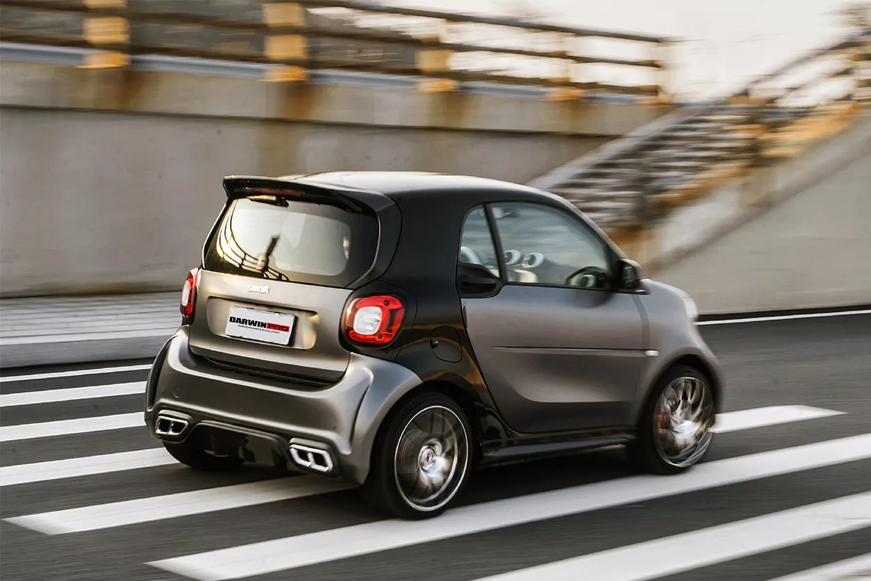 2016-2020 Smart Fortwo 453 BKSS Style Partial Carbon Fiber Side Skirts
