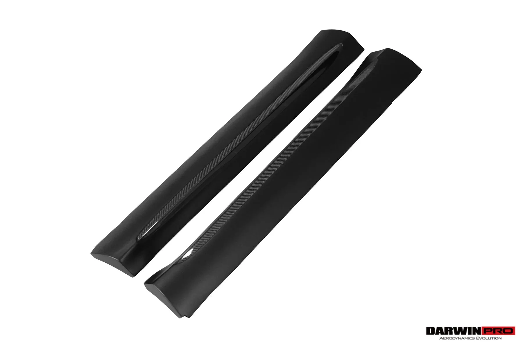 2016-2020 Smart Fortwo 453 BKSS Style Partial Carbon Fiber Side Skirts