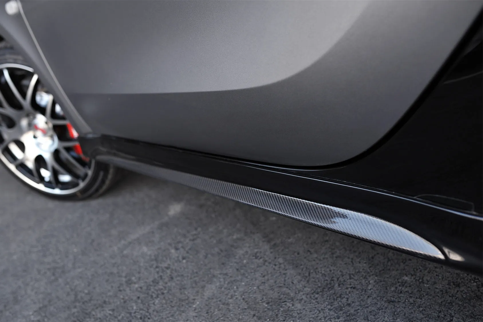 2016-2020 Smart Fortwo 453 BKSS Style Partial Carbon Fiber Side Skirts