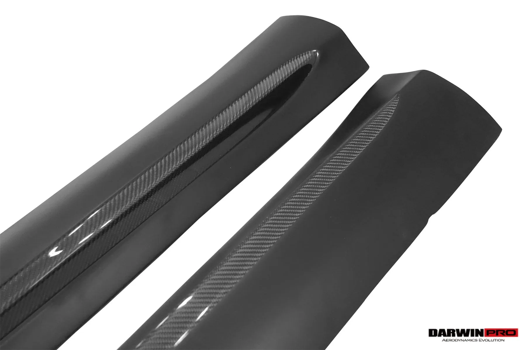 2016-2020 Smart Fortwo 453 BKSS Style Partial Carbon Fiber Side Skirts