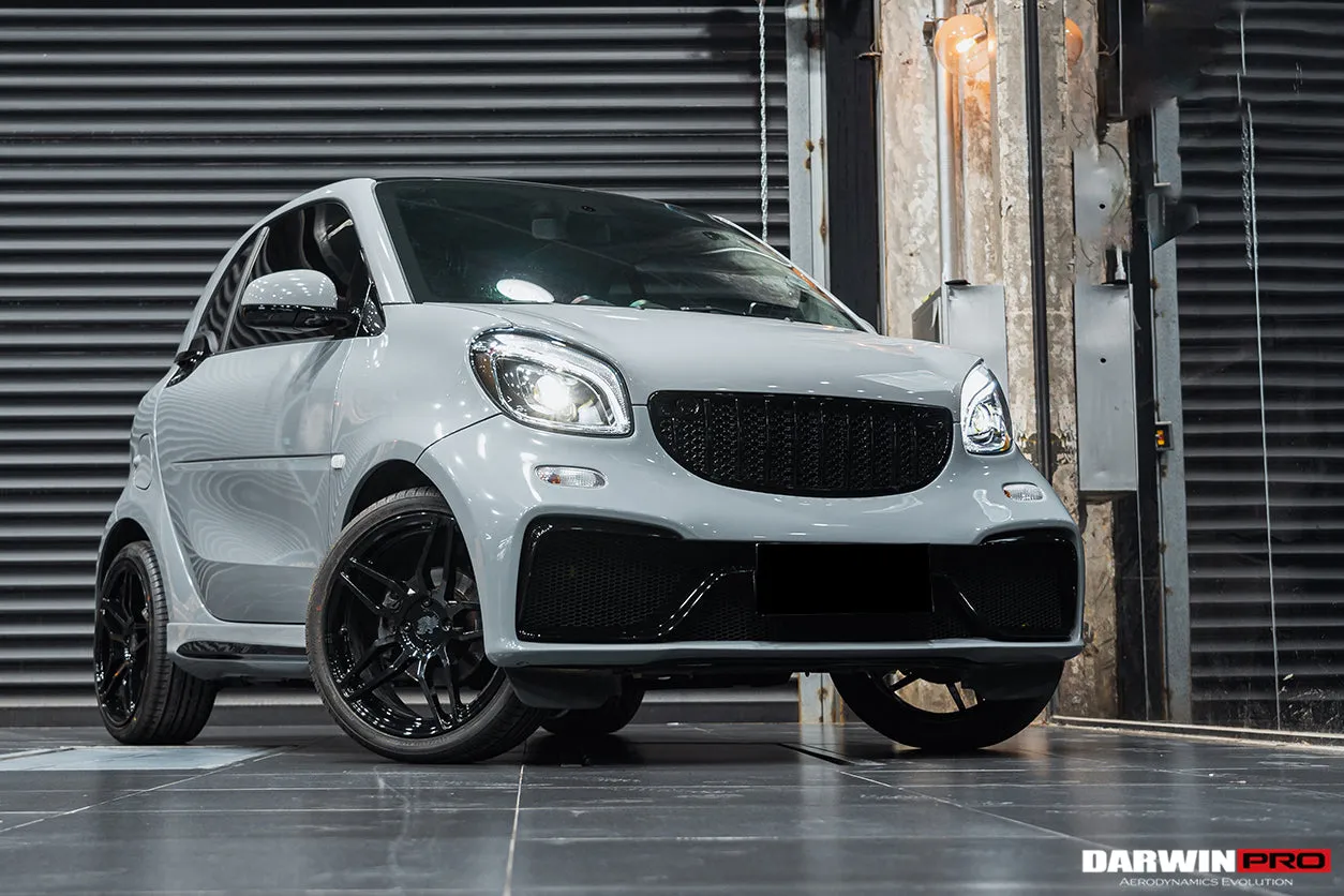 2016-2020 Smart Fortwo 453 BKSS Style Partial Carbon Fiber Side Skirts