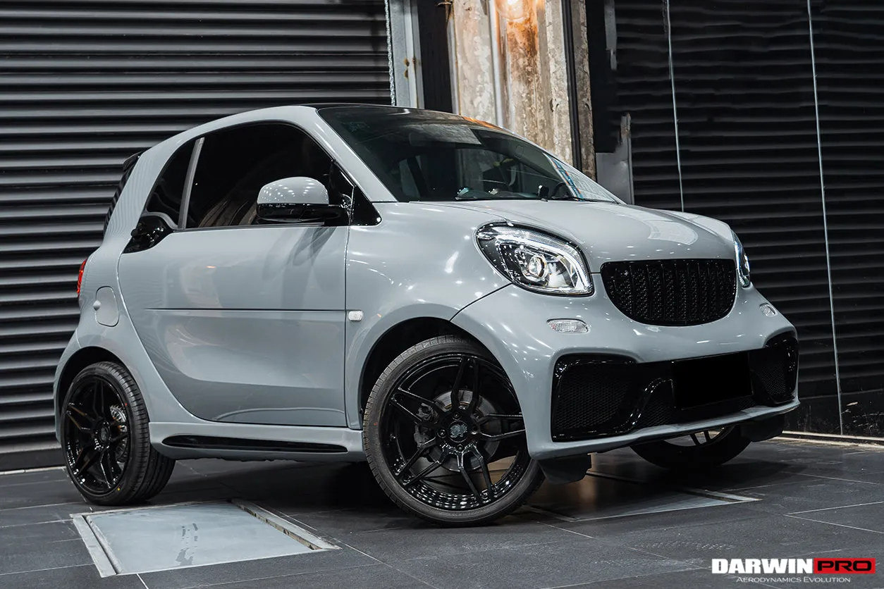 2016-2020 Smart Fortwo 453 BKSS Style Partial Carbon Fiber Side Skirts
