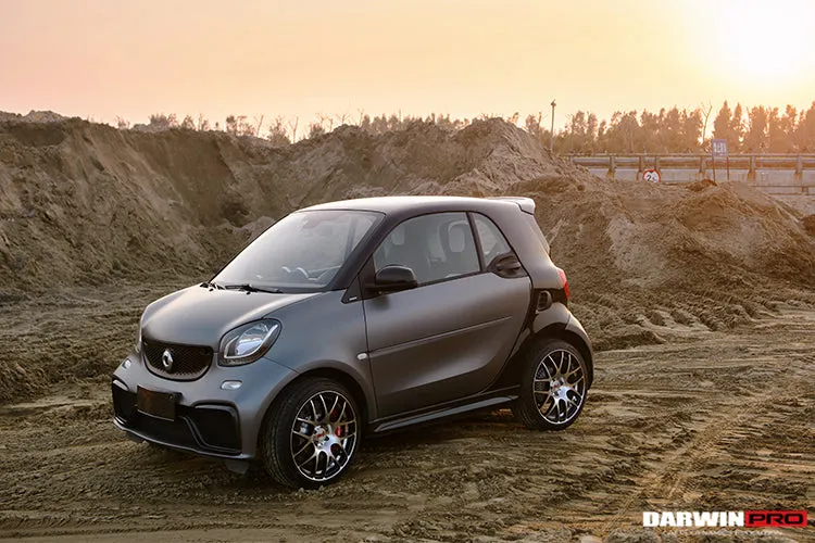 2016-2020 Smart Fortwo 453 BKSS Style Partial Carbon Fiber Side Skirts