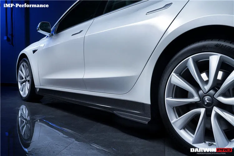 2017-2023 Tesla Model 3 IMP Performance Carbon Fiber Side Skirts