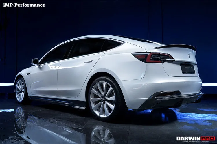 2017-2023 Tesla Model 3 IMP Performance Carbon Fiber Side Skirts