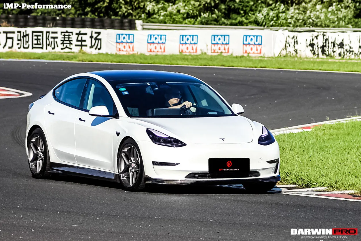 2017-2023 Tesla Model 3 IMP Performance Carbon Fiber Side Skirts