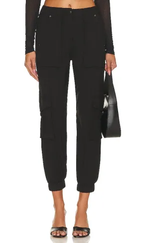 ALLSAINTS Frieda Jersey Trouser in Black