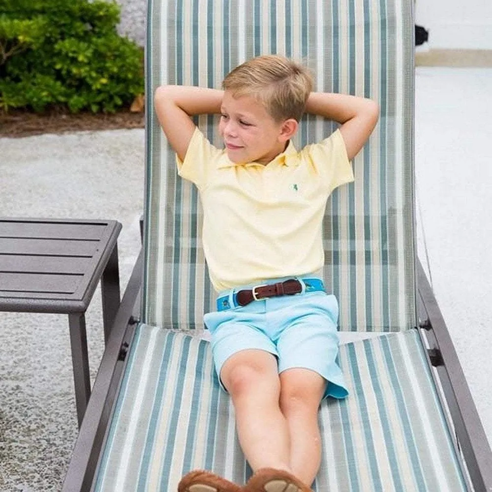 Bailey Boys Henry Polo Shirt Yellow