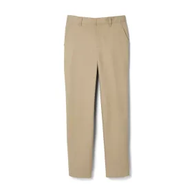 Boys' Flat Front Relaxed Fit Twill Pants