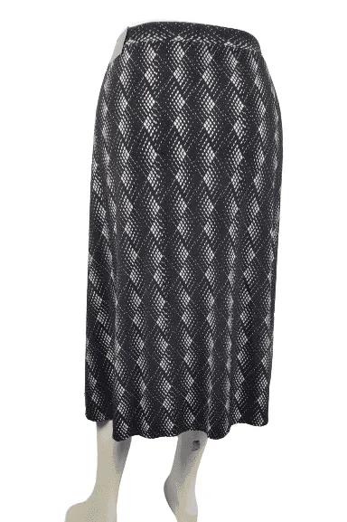 Catherines women's black and white skirt size 2X