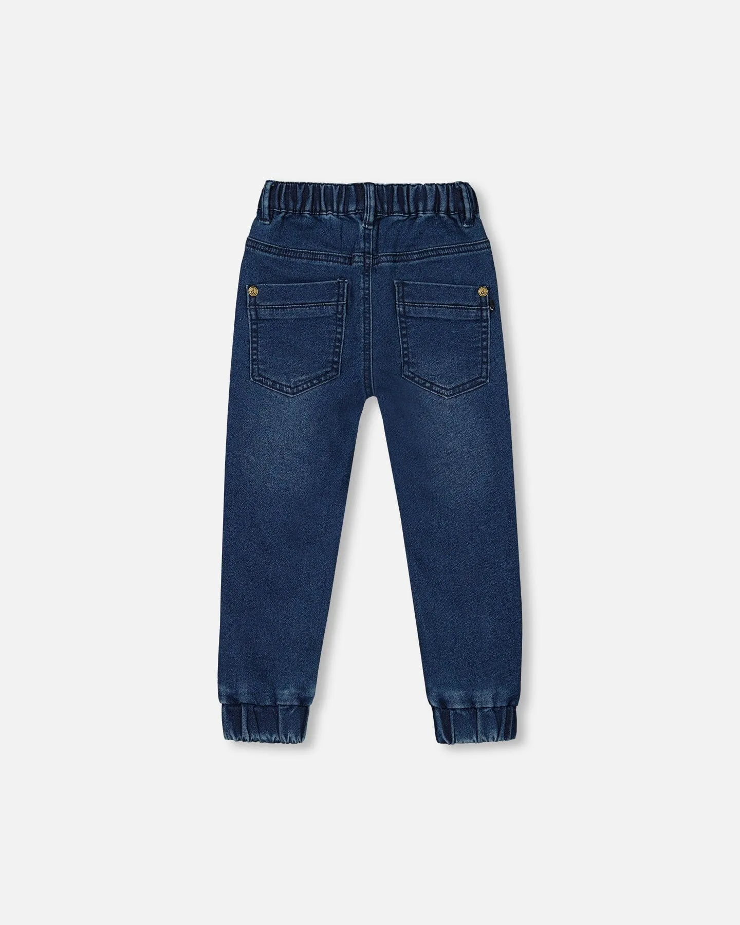 Deux par Deux Boys French Terry Jogger F20YB24 Navy Denim *