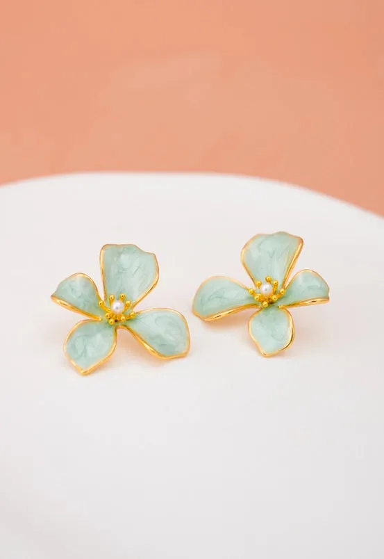 Hope In Bloom Flower Earrings