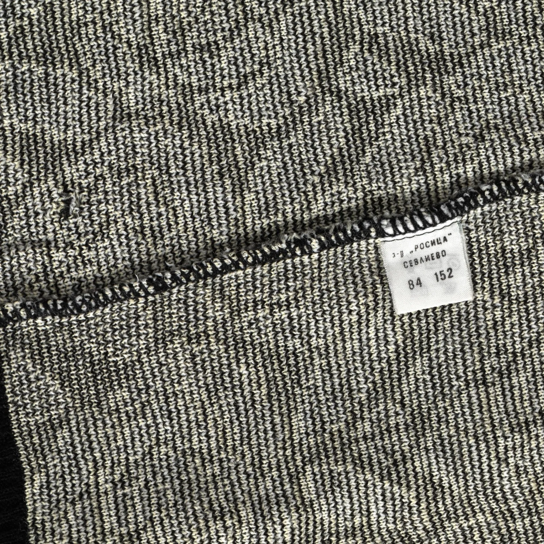 Intarsia Wool Ribbed Saddle Shoulder Jumper