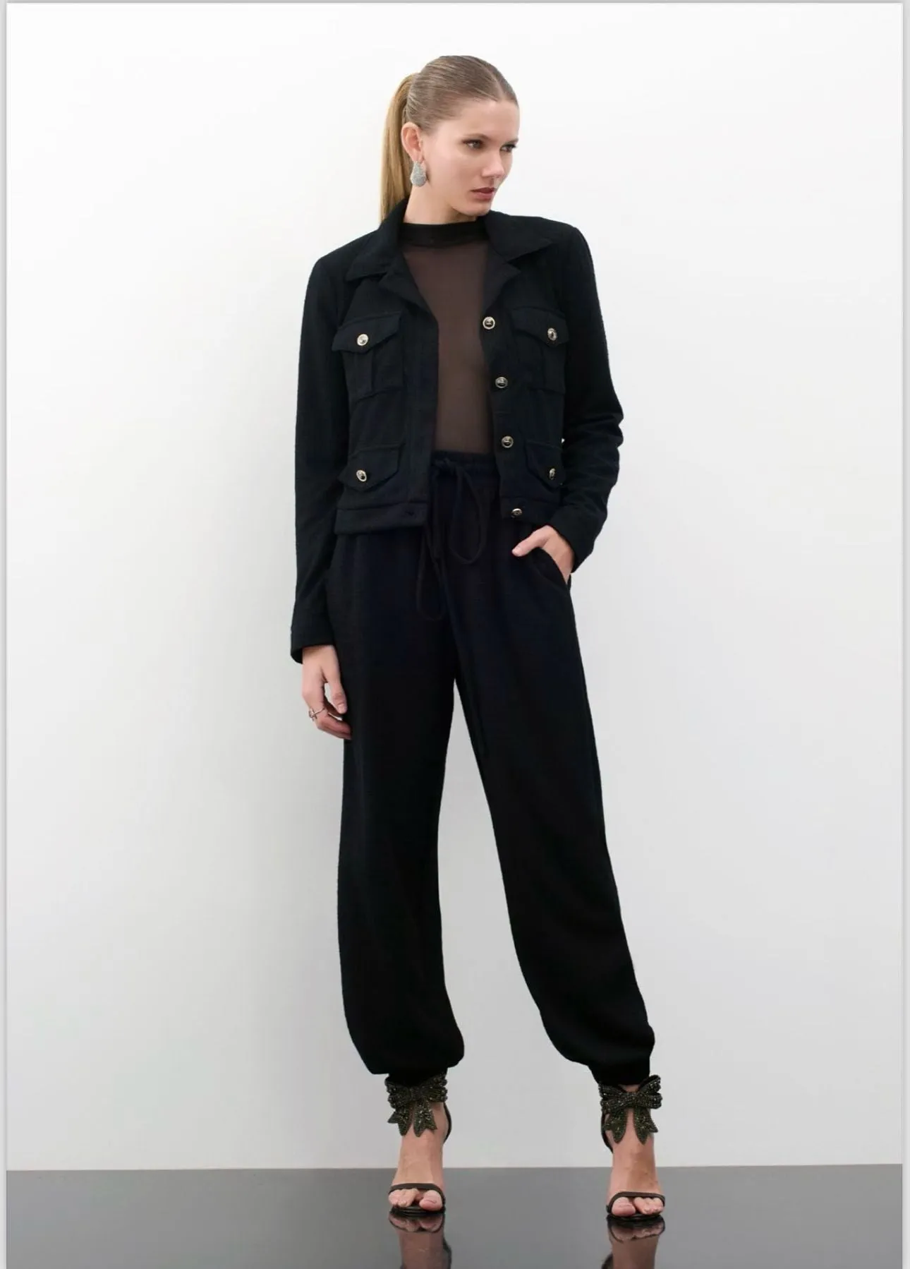 Lore - Comfy Jacket Jogger Pants Set