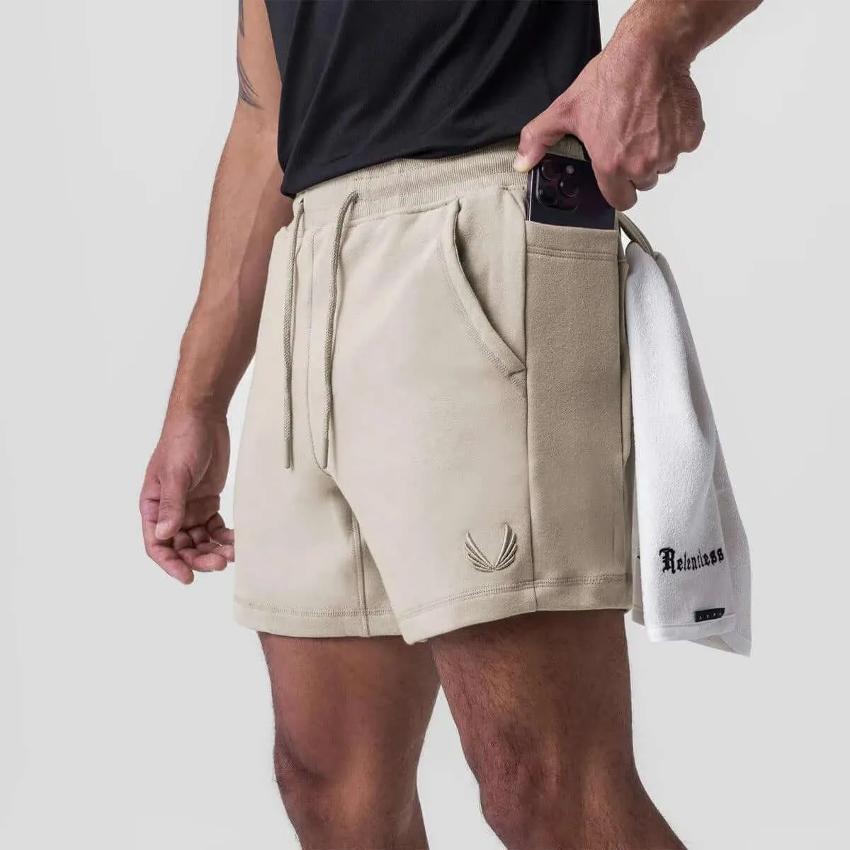 Men's Athletic Shorts: Breathable, Elastic Waistband, Side Pockets