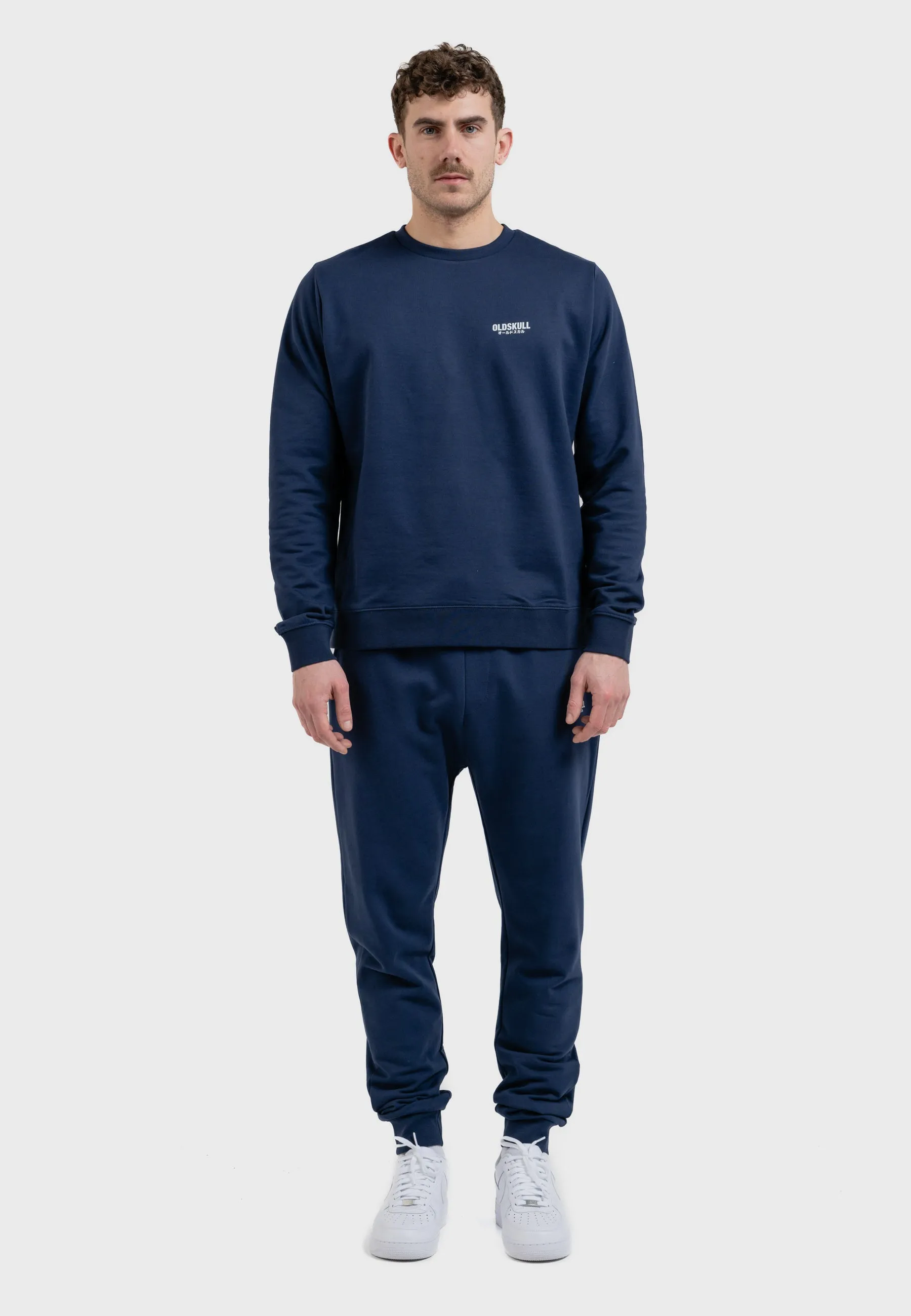 Oldskull Basic Logo Sweat Jogger Navy Blue