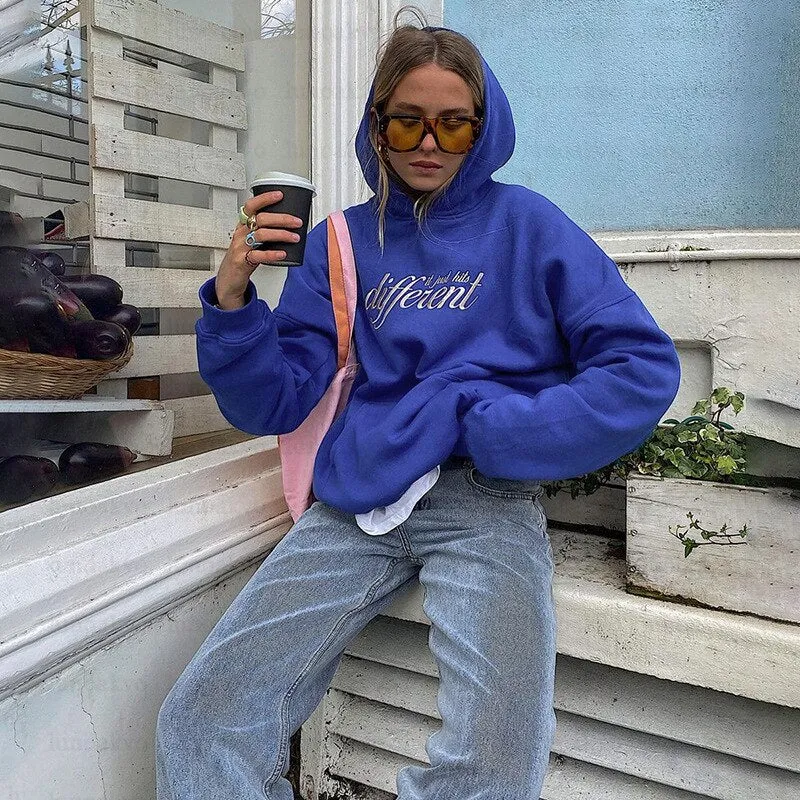 PRINT OVERSIZED HOODIE