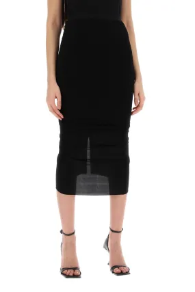 "jersey midi skirt with shrimp