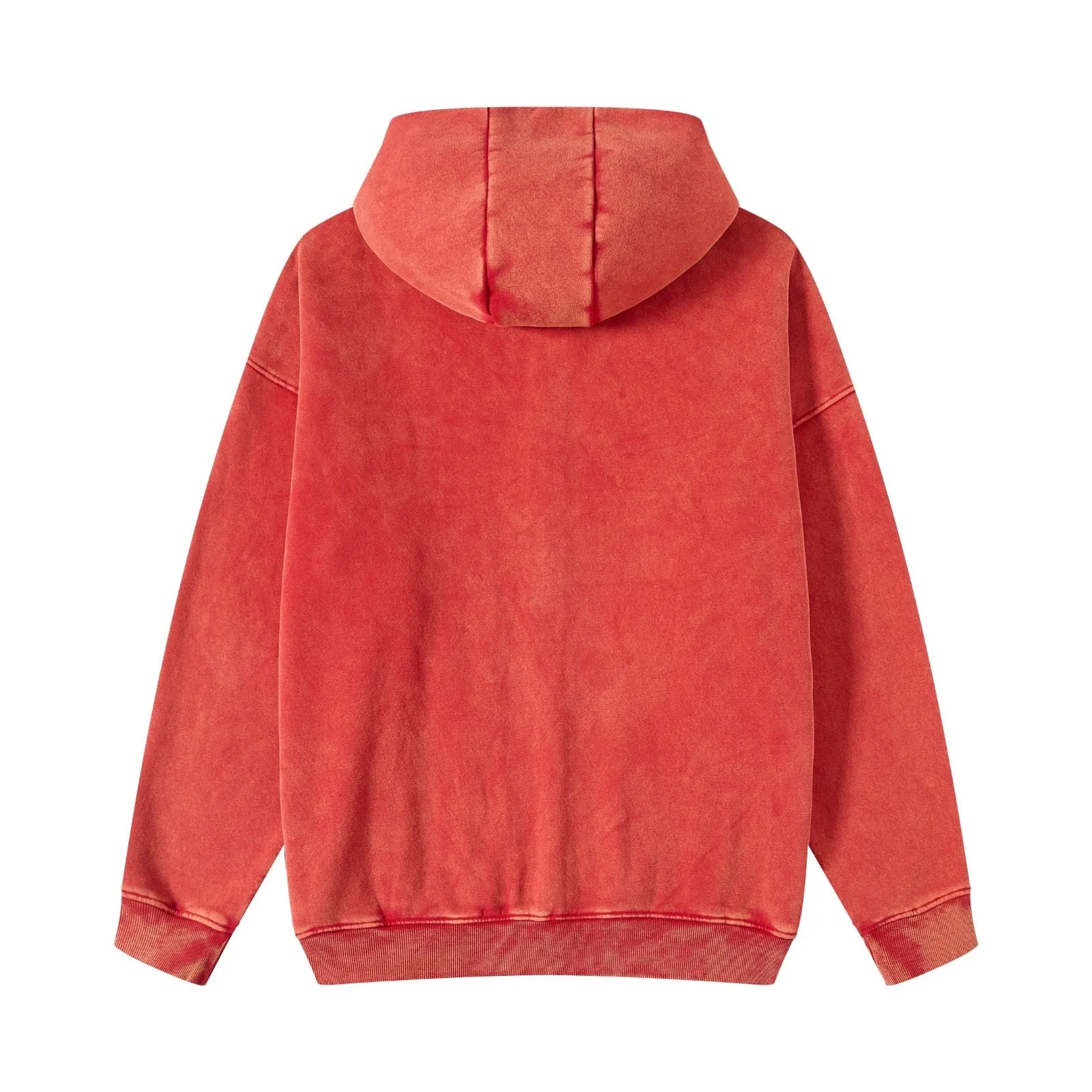 Retro Essence | Washed Oversized Zip-Up Hoodie