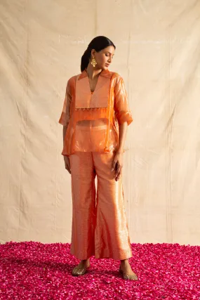 Samaira Co-ord set in Orange