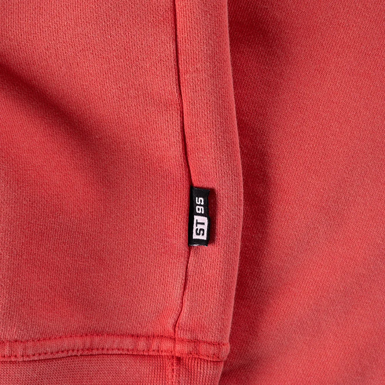 ST95 Luna Nucleo Oversized Crew Sweatshirt Washed Red
