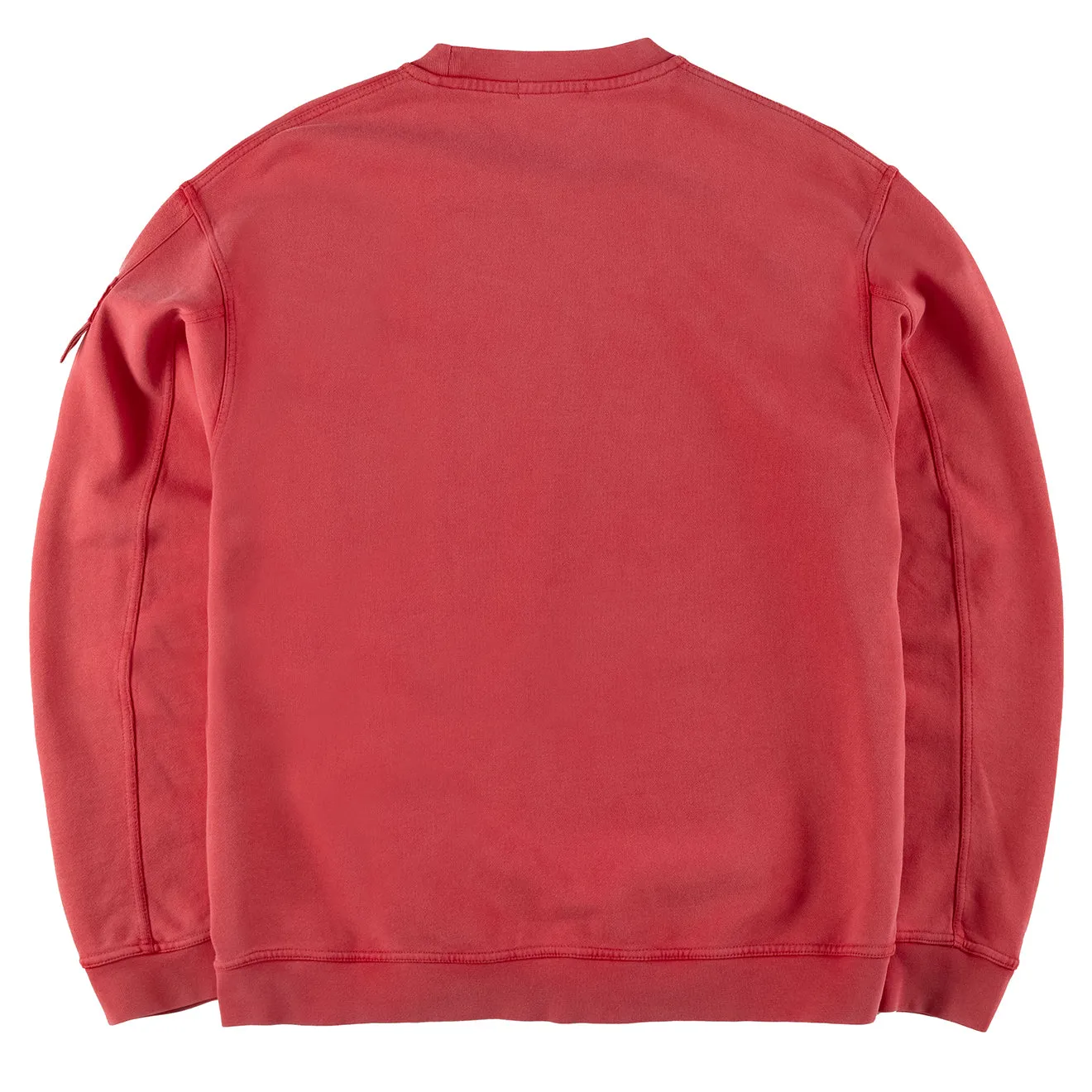 ST95 Luna Nucleo Oversized Crew Sweatshirt Washed Red