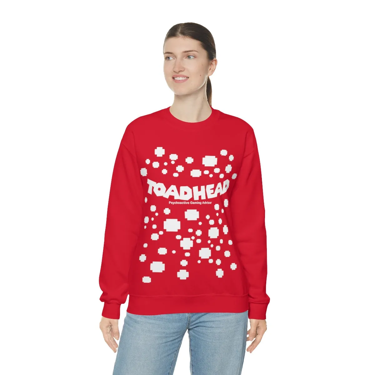TOADHEAD Psychoactive Gaming Advisor | Psychonaut Gamer Unisex Sweatshirt